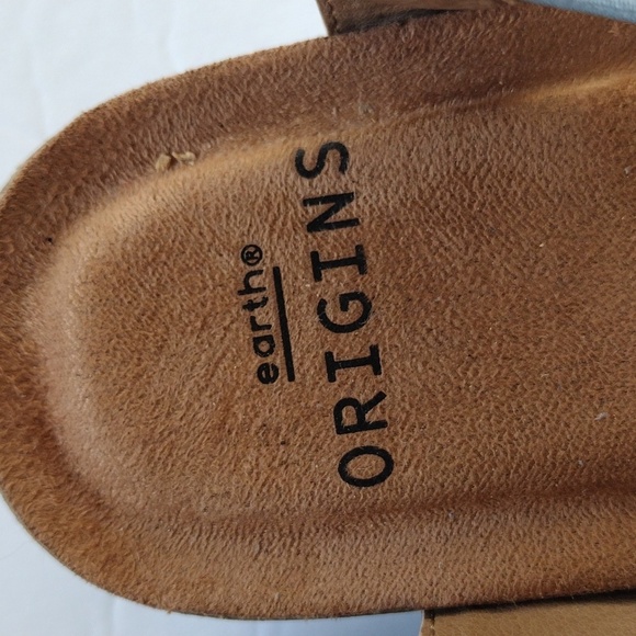 Earth Origins‎ Leather Sling-Back Sandals Laney Moroccan Blue - Medium Size 6.5 - Picture 5 of 6